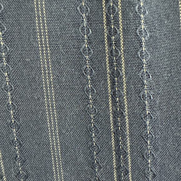 The North Face Button-Front Blue Striped 100% Cotton Long Sleeve Shirt Men's M - Picture 3 of 9